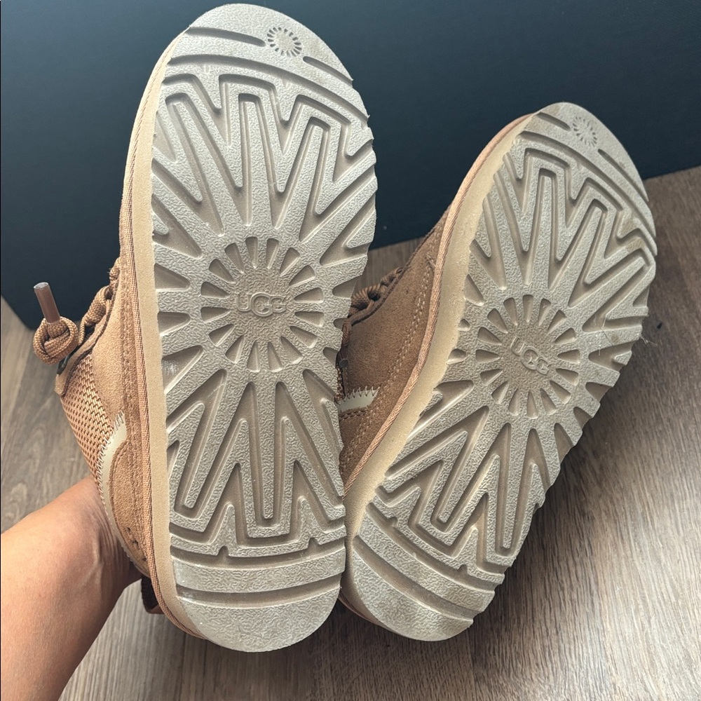 UGG Tan Shearling Lined Sneakers - Picture 3 of 3